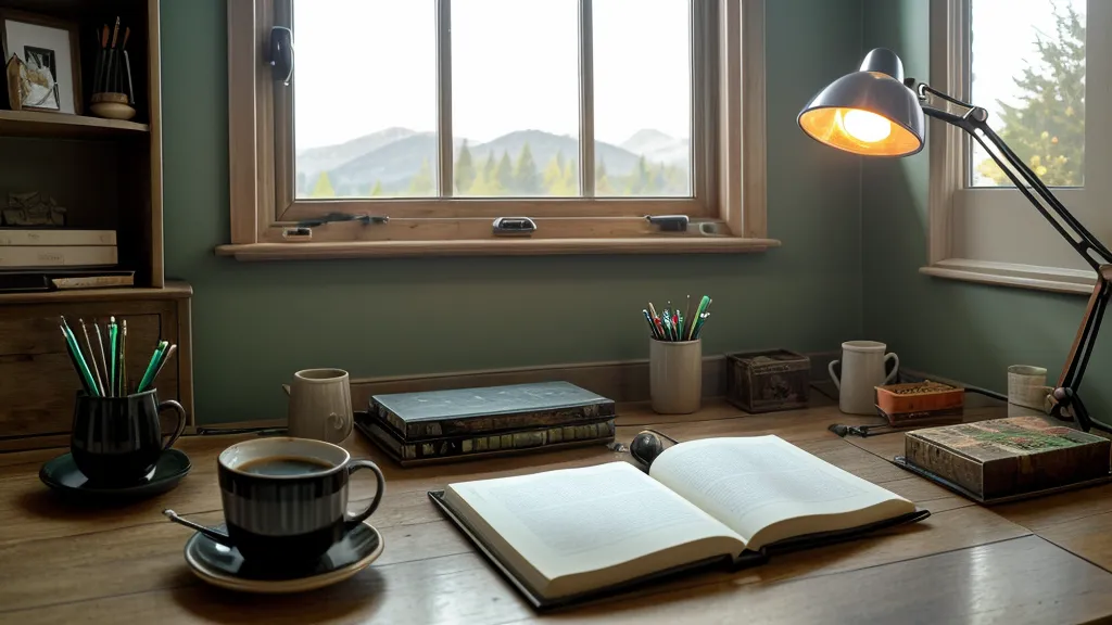 Bolígrafo sobre el lomo de un cuaderno verde con notas de mentoring para equipos de diseño