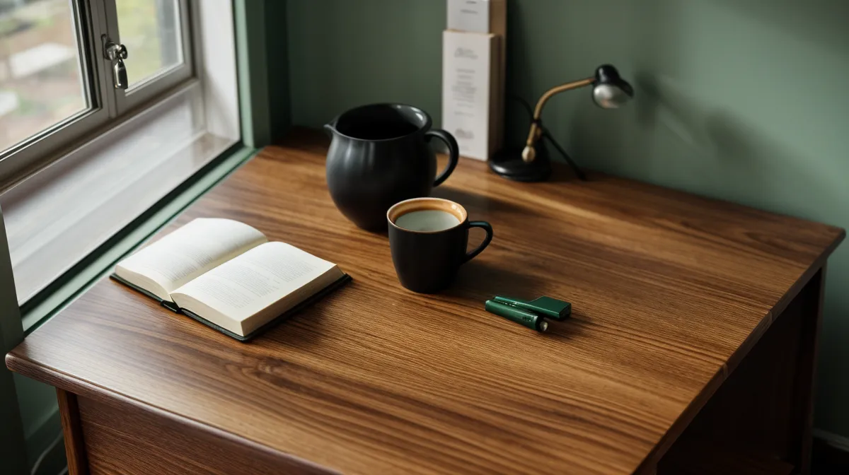 Estrategias para generar confianza en el equipo de una agencia digital, dos personas conversando junto a un escritorio de oficina