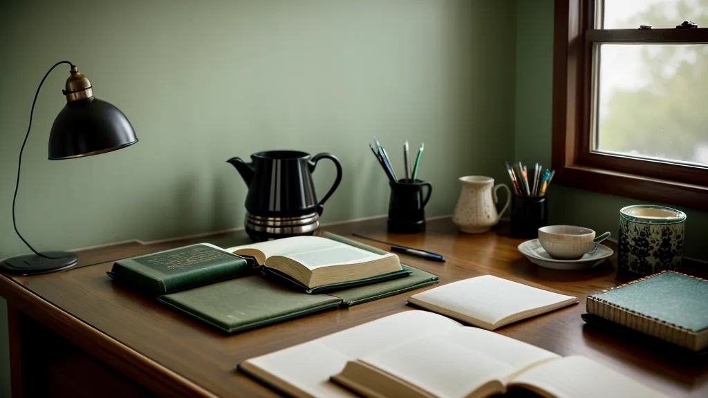 Taza de café junto a una tableta con un curso de liderazgo en agencias digitales, en un ambiente tranquilo.