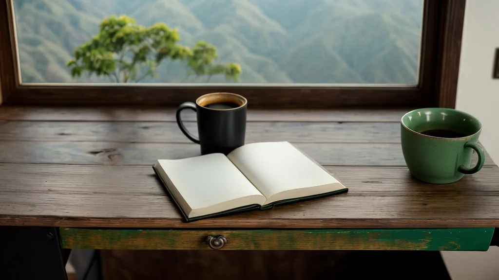 Cuaderno usado para anotar conversaciones sobre liderazgo práctico y gestión de talento en el trabajo