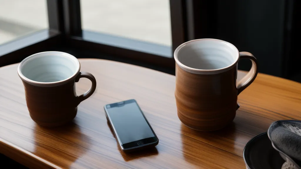 Taza de café fría junto a los módulos de la academia de liderazgo NCL revisados desde el escritorio